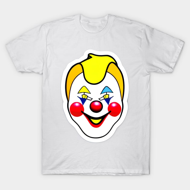 Evil Clown T-Shirt by AlienMirror